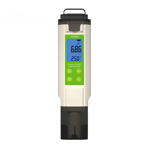 YG-600 7 in 1 Water Quality Tester PH/EC/TDS/SG/SALT Salinity ORP Oxidation Reduction for Fish Tank Seawater Quality Test