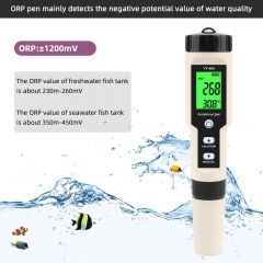 YY-400 PH / ORP / H2 & TEM Hy-drogen Ion Concentration Water Quality Test Pen 4 in 1 PH Meter