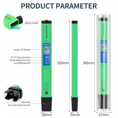 BT-600 Multifunctional Salinity Meter 5 in 1 Water Quality Tester Pen PH Meter for Hydroponic Aquarium