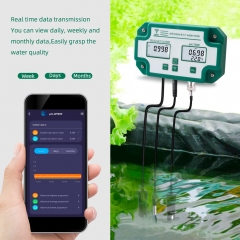 YY-W9909 Tuya Smart Wifi Online Water Quality Detector 6 In1 Multifunction PH Meter With Data Logger Function for Hydroponics