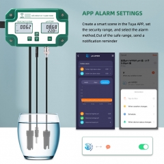 YY-W9909 Tuya Smart Wifi Online Water Quality Detector 6 In1 Multifunction PH Meter With Data Logger Function for Hydroponics