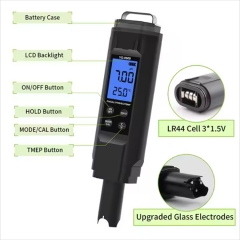 YY-9909 5 in 1 PH / Salinity /EC /TDS/TEMP Water Quality Tester Saltwater Pool Salinity Tester Drinking Water pH Meter