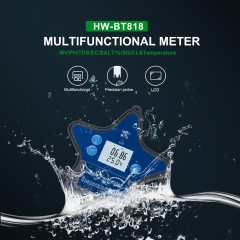 BT-BT818 Bluetooth Multifunctional Water Quality Meter for PH ORP EC TDS SALT CL SG and Temperature Testing