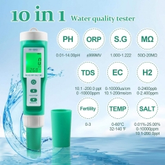 Water Tester YY-1010 10 1 PH/TDS/EC/ORP/Temp Meter 0.01 High Accuracy Digital pH Tester TDS/PPM Meter for