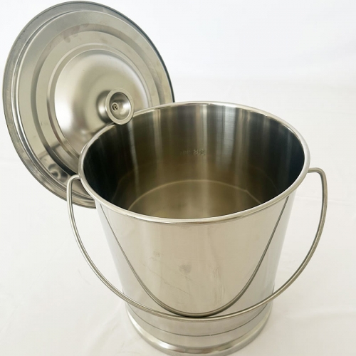 SSBP-304-10L High Quality 10L 304 Stainless Steel bucket portable Handle Bucket