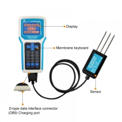 JXBS-3001-SCY-PT Handheld Soil Analyzer Npk Soil Tester Soil Nutrient Tester PH NPK EC TEMP/HUMI Tester