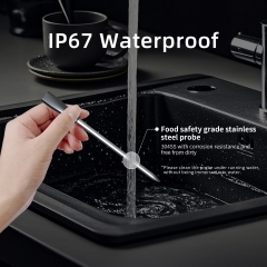 DT-136 ( 2026 Model) Version Dual Probes Wireless Smart Blue Food Digital Meat Thermometer for Outdoor BBQ Grilling Kitchen