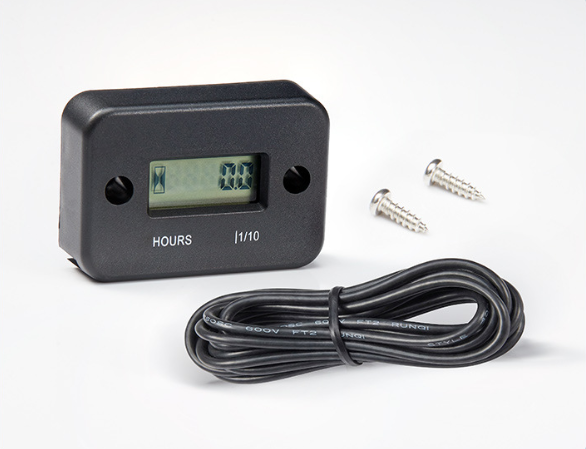 LSQ-01 Digital Hour Meter LCD Display Portable Engine Gauge racing Motorcycle for Motor Generator Waterproof Hour Meters Timer