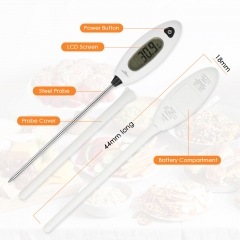 FB54138 High Quality Cooking Tools LCD Display Japan Sensor Automatic Shut Off Handy and Portable Food Kitchen Thermometer for BBQ Oven
