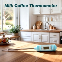 KT-E17 Digital Milk Coffee Thermometer for Kitchen Plastic Probe for Cooking Baking Coffee Food Temperature Measurements