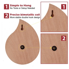 KT-X64 20-120℃ Sauna Thermometer for Home Sauna Comfort and Relaxation Equipment Accessory Household Dial Design