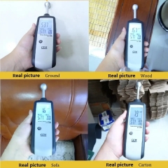 DT-128M LCD Digital Non-Contact Pinless Moisture Meter with 20-40mm Measurement Depth and Dampness Indicator