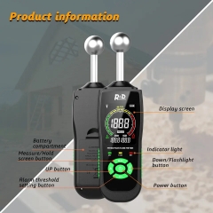 MT68 Wall Wood Moisture Meter-Non-Destructive Measurement for Building Ceiling Floor Multi-color Battery-Free Made Mainland