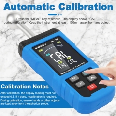 SK-7305 0~52% Industrial Digital Pinless Moisture Meter for Wood and Drywall Non-Destructive Detection with Alarm 20-40mm Depth