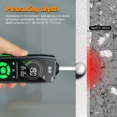 MT68 Wall Wood Moisture Meter-Non-Destructive Measurement for Building Ceiling Floor Multi-color Battery-Free Made Mainland