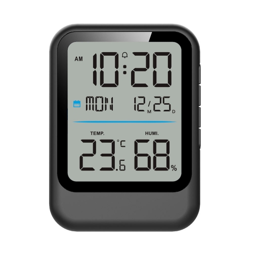 MS-8007C Alarm Clock Electronic Calendar Digital Temperature Humidity Snooze Time Thermometer Hygrometer Alarm Clock
