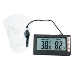 HYT007 Big Screen Digital LCD Household Thermometer Hygrometer Tester Digital Temperature and Humidity Meter with Probe for Home Use