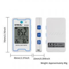 SK-8100 SNAKOL Mini Illuminometer SK-8102 Shenzhen Large Range Smile Face Evaluation Strobe for Lithium Battery Direct Charging