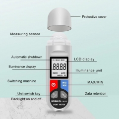 SK-32 Lux Meter Digital Illuminometer 0~200,000lux LCD Pocket Light Meter Lux/FC Measure