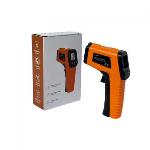 CX6013 Adjustable Emissivity Non-Contact Digital High-Precision Laser Infrared Thermometer for Barbecue Food Temperature Instruments