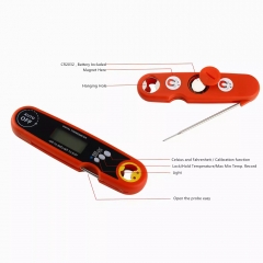 SN361A Folding waterproof food thermometer Kitchen barbecue food barbecue fast temperature measuring electronic meat thermometer probe