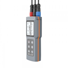 JE8806A DO 0~20.0mg/L Multifunctional Water Quality Meter 6 in 1 Dissolved Oxygen pH Conductivity TDS Salinity and Temperature Water Analyzer