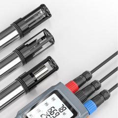 JE8806A DO 0~20.0mg/L Multifunctional Water Quality Meter 6 in 1 Dissolved Oxygen pH Conductivity TDS Salinity and Temperature Water Analyzer