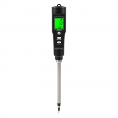 JQ018 7 in 1 Rechargeable Soil Tester Digital Soil Meter Test Moisture Fertility EC NPK Temp PH Detector for Garden Farm