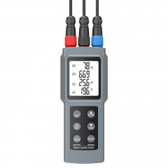 JE8806A DO 0~20.0mg/L Multifunctional Water Quality Meter 6 in 1 Dissolved Oxygen pH Conductivity TDS Salinity and Temperature Water Analyzer