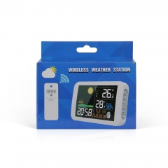 SH-8045A Wireless Digital Weather Station Automatic Indoor Outdoor Thermometer Humidity Monitor Barometer with Sensor ABS OEM/ODM WiFi