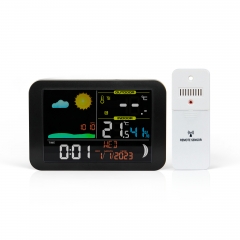 SH-8045A Wireless Digital Weather Station Automatic Indoor Outdoor Thermometer Humidity Monitor Barometer with Sensor ABS OEM/ODM WiFi