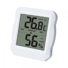DTH-166A Mini Size Digital LCD Display Thermometer Hygrometer with Temperature and Humidity Changing Trends and Max Min Memory