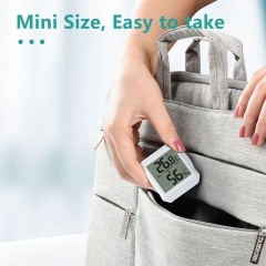 DTH-166A Mini Size Digital LCD Display Thermometer Hygrometer with Temperature and Humidity Changing Trends and Max Min Memory