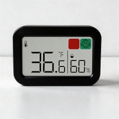 CX1010C Mini temperature and humidity meter indoor household climbing pet cigar with switch convertible unit C  With°C/ °F Button