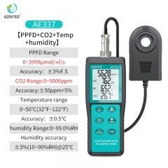 AE330 Plant Growth Multi Parameter Meter (PAR, CO2, Temp, Humidity) Plant PAR Meter