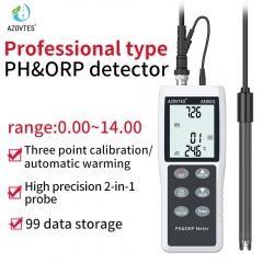 AE8601 High-Precision pH Analyzer with Built-in Temperature Compensation pH Measurement Instrument for Aquaculture