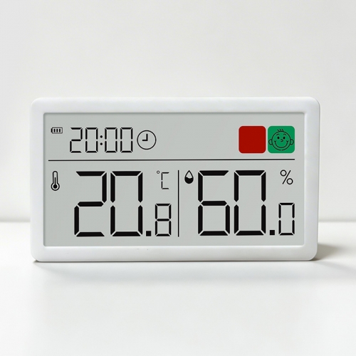 CX0121C Indoor electronic humidity thermometer with color screen and smiling face