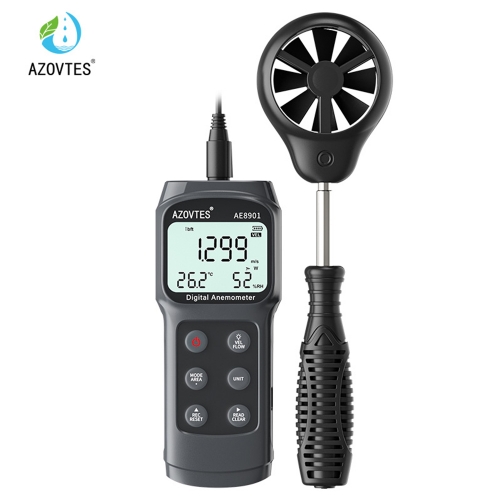 AE8901 Multi-function Digital Anemometer High Precision Measurement Split Anemometer Range 0.3~45.0m/s