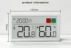 CX0121C Indoor electronic humidity thermometer with color screen and smiling face