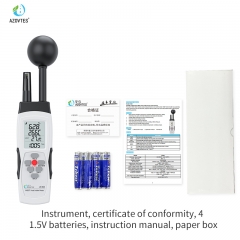 AZOVTES JE360 Factory Direct Sales High Quality WBGT Heat Index Meter Black Ball Temperature Humidity Tester Heatstroke