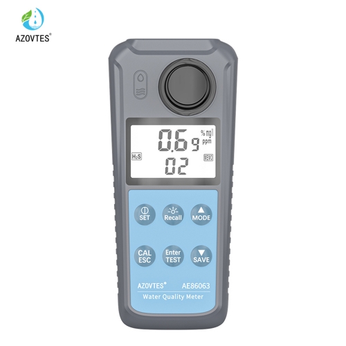 AE86063 Multi-functional PH TEMP Residual Chlorine Turbidity Water Quality Meter Tester