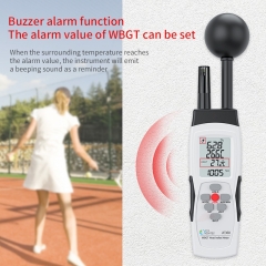 AZOVTES JE360 Factory Direct Sales High Quality WBGT Heat Index Meter Black Ball Temperature Humidity Tester Heatstroke