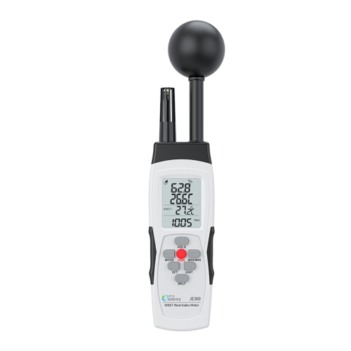 AZOVTES JE360 Factory Direct Sales High Quality WBGT Heat Index Meter Black Ball Temperature Humidity Tester Heatstroke