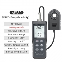 AE330 Plant Growth Multi Parameter Meter (PAR, CO2, Temp, Humidity) Plant PAR Meter