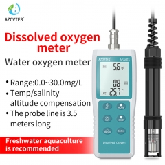 AE8403 Digital Portable Dissolved Oxygen Meter for Aquaculture Range 0.0~30.0mg/L Made in Mainland China
