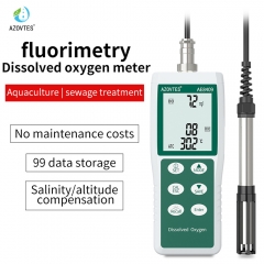 AE8409 Small Head High Fluorescence Dissolved Oxygen Meter Instrument Mariculture Paddy Planting Aquaculture 0.0~15.0 (mg/L)