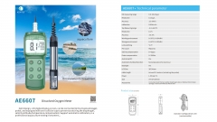 AE6607 Dissolved Oxygen Meter Dissolved Oxygen Device Range 0.0-30.0mg/L