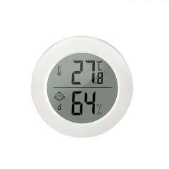 CX1030 Mini Hygrometer Thermometer Digital LCD Monitors Indoor Room Round Humidity Temp