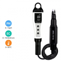 ph233 High Precision Water Quality Tester PH EC Temp 3 in 1 Tester Multi Parameter Water Tester PH-9086L for Water Sample Testing