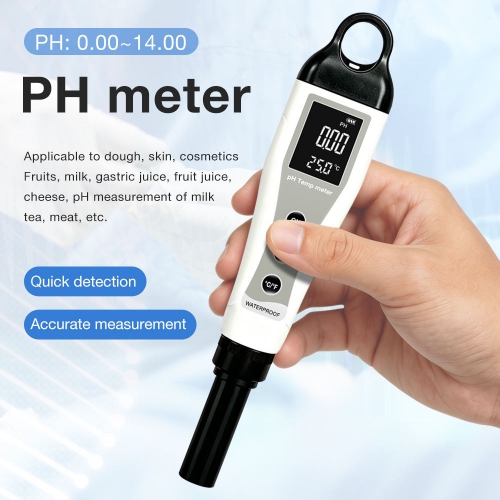PH232 High Accurate Flat PH Tester Digital PH Analyzer Portable Used for Flat Object Surface Acidity Alkalinity Quick Measurement